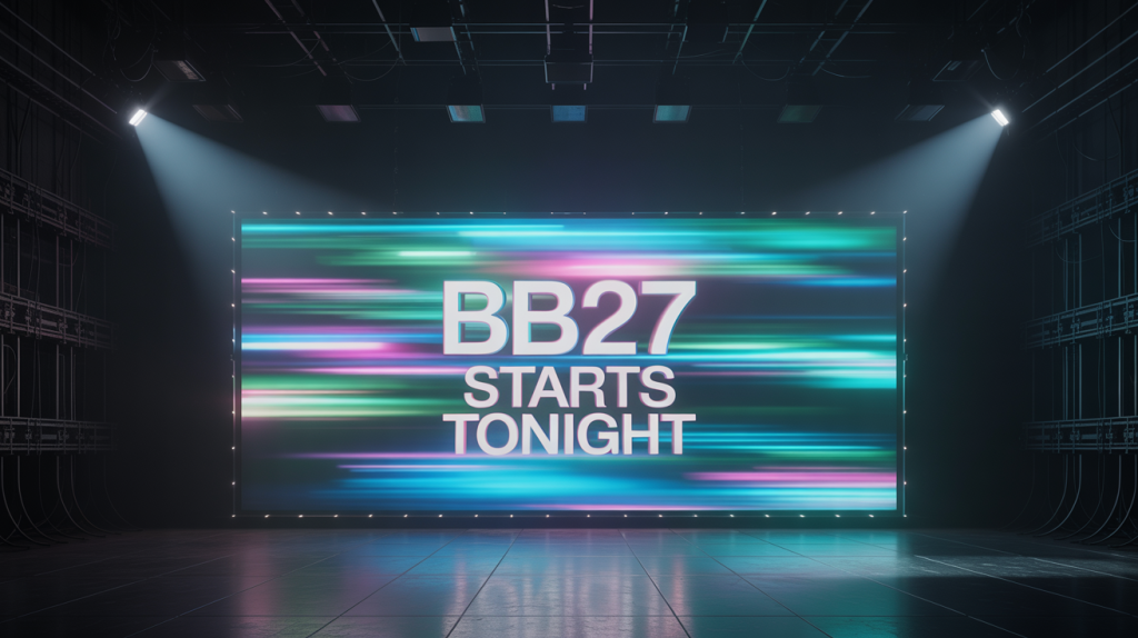BB27 Starts Tonight